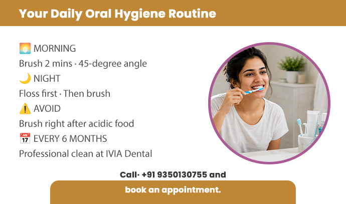 your daily oral hygiene routine